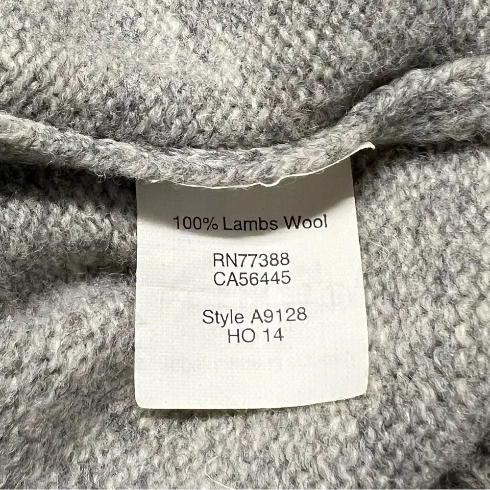 J Crew Mens 100% Lambswool Crewneck Sweater Sz M Preppy Academia Casual Classic